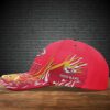 Personalized Kansas City Chiefs Inferno Blaze Baseball Cap left view