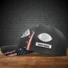 Personalized Kansas City Chiefs Patriotic Stitch Baseball Cap left view