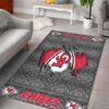 Personalized Kansas City Chiefs Steel Strength Rug living room