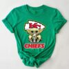 Baby Yoda Kansas City Chiefs Super Bowl Champion 2D T-Shirt Green