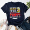 I Just Want To Drink Beer & Watch My Kansas City Chiefs Beat Your Team’s Ass 2D T-Shirt mockup navy