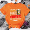 I Just Want To Drink Beer & Watch My Kansas City Chiefs Beat Your Team’s Ass 2D T-Shirt mockup orange