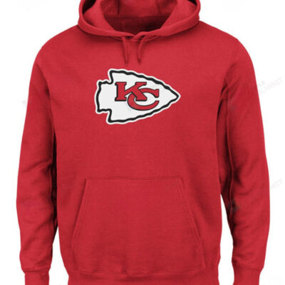 Kansas City Chiefs Big Logo Red 2D Hoodie