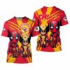 Kansas City Chiefs Deadpool&Wolverines Friend Shirt