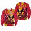 Kansas City Chiefs Deadpool&Wolverines Friend Sweatshirt