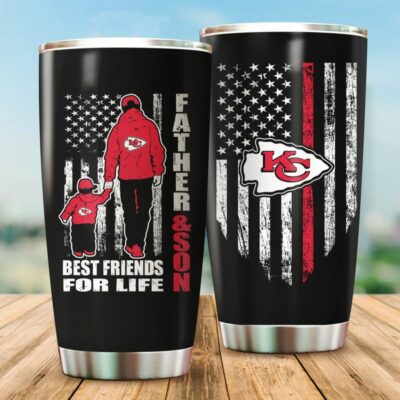 Kansas City Chiefs Father & Son Best Friends For Life Tumbler