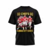 Kansas City Chiefs Go Chiefs Go Unisex 2D T-shirt black