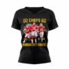 Kansas City Chiefs Go Chiefs Go Unisex 2D V Neck T-shirt Black