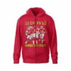 Kansas City Chiefs Go Chiefs Go Unisex 2D Zip Hoodie Red