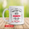 Kansas City Chiefs Happy Father's Day To The Best Dad Mug right side