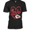 Kansas City Chiefs In My Heart Unisex 2D T-Shirt V neck