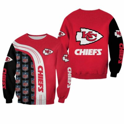 Kansas City Chiefs NFL Retro Striped Sweatshirt