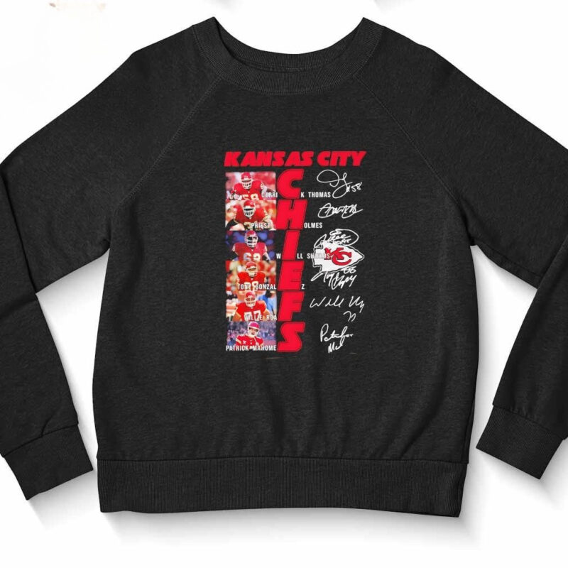 Kansas City Chiefs players photo signatures 2D Sweatshirt