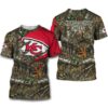 Kansas City Chiefs Woodland Camo Hunting Shirt