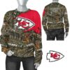 Kansas City Chiefs Woodland Camo Hunting Sweatshirt