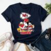 Mickey Mouse Goofy And Donald Duck Kansas City Chiefs 2D T-Shirt navy