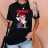 Mickey Mouse Kansas City Chiefs Super Bowl Cup Vince Lombardi Trophy 2D T-Shirt black mockup women