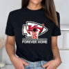 Patrick Mahomes II Kansas City Chiefs Forever Home 2D T-Shirt mockup women