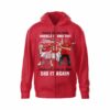 Please Tell All Your Lovers & Friends That Mahomes Kelce & Reid Did It Again 2D Zip Hoodie red