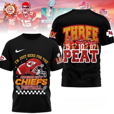 I’m Just Here For The Kansas City Chiefs Tree Peat T-Shirt