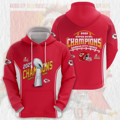 Kansas City Chiefs Super Bowl Champions LIX 2025 Hoodie