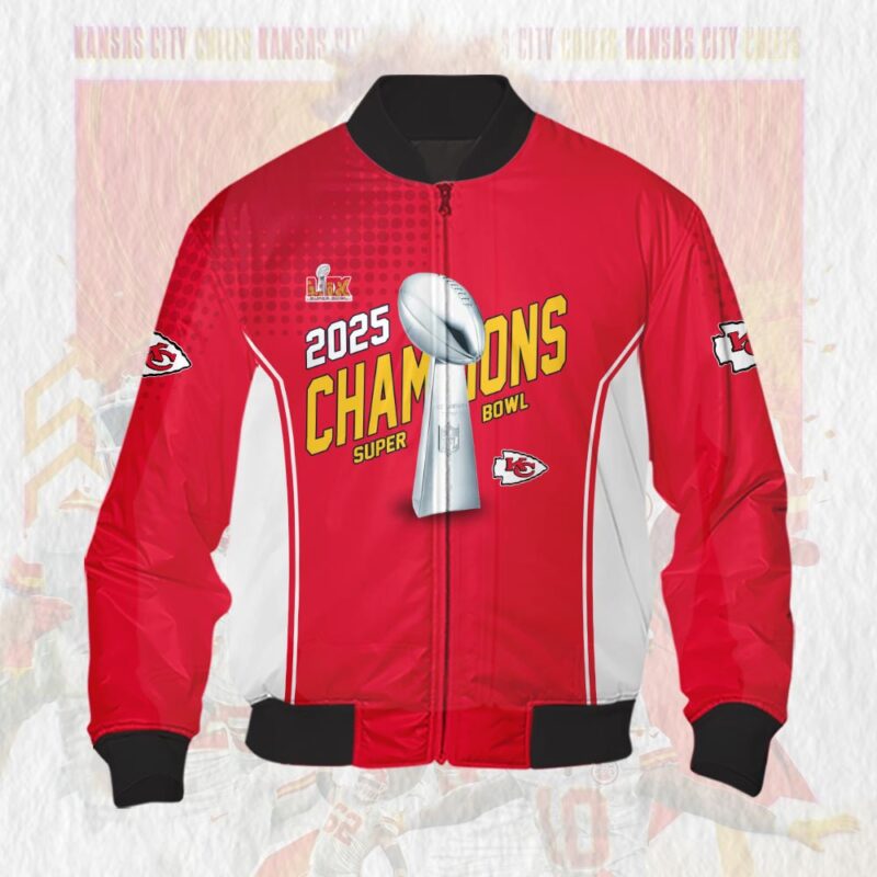 Kansas City Chiefs Super Bowl Champions LIX 2025 Bomber Jacket