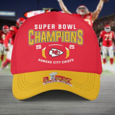 Kansas City Chiefs Super Bowl LIX Champions Classic Baseball Cap