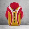 Personalized Kansas City Chiefs And MM Disney Hoodie back