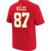 Chiefs Travis Kelce Fuse Name and Number T-shirt back