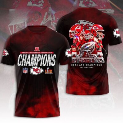 Kansas City Chiefs 2024 AFC Champions Shirt