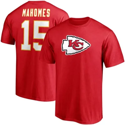 Men's Patrick Mahomes Red Kansas City Chiefs Player Icon Shirt