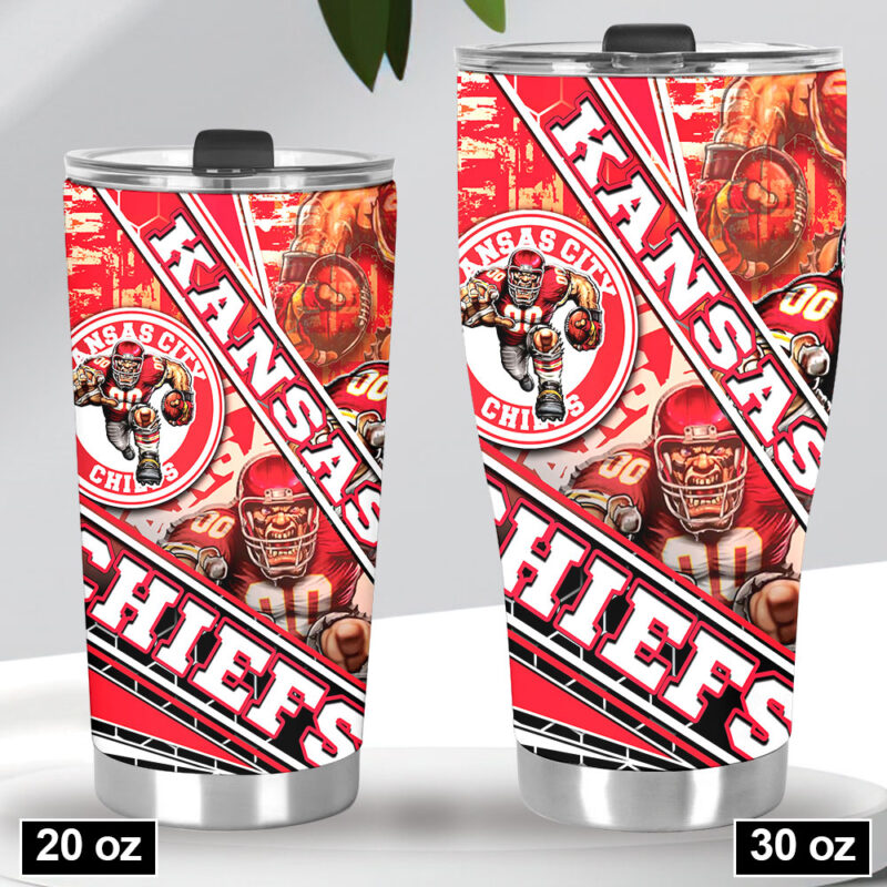 Kansas City Chiefs Fire Up Gameday Legends Tumbler 20oz 30oz
