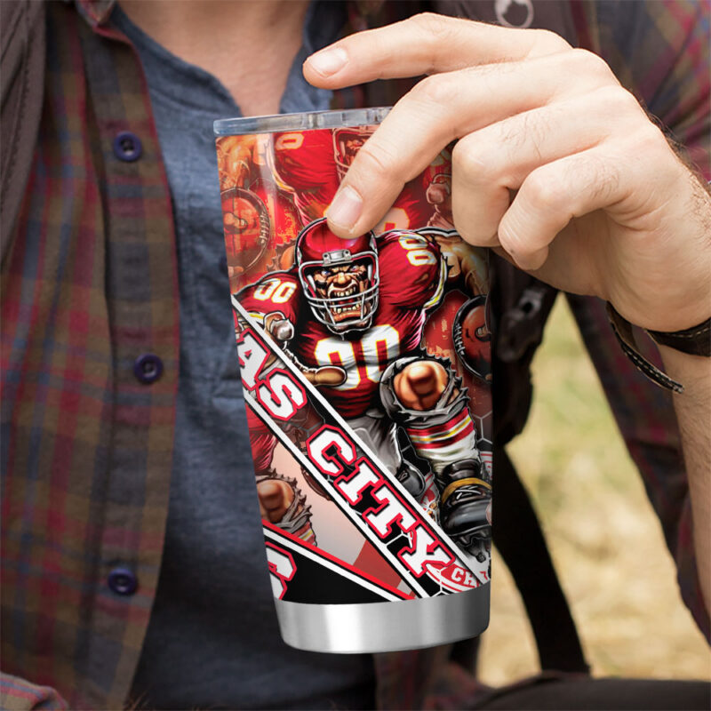 Kansas City Chiefs Fire Up Gameday Legends Tumbler With Hand