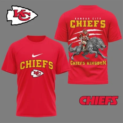 Kansas City Chiefs Kingdom Wolf Rider Shirt