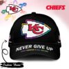 Kansas City Chiefs Never Give Up Awareness Baseball Cap