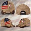 Kansas City Chiefs Patriotic Gridiron Baseball Cap 4 view