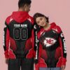 Kansas City Chiefs Thunderbolt Custom Hoodie Mockup