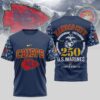 Kansas City Chiefs U.S.M.C 250 Years Semper Fi Red Shirt
