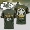 Kansas City Chiefs U.S.M.C 250 Years US Army Shirt