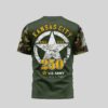 Kansas City Chiefs U.S.M.C 250 Years US Army Shirt back