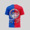 Kansas City Chiefs vs Kansas Jayhawks Shirt back