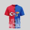 Kansas City Chiefs vs Kansas Jayhawks Shirt front
