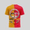 Kansas City Chiefs vs Missouri Tigers Shirt back