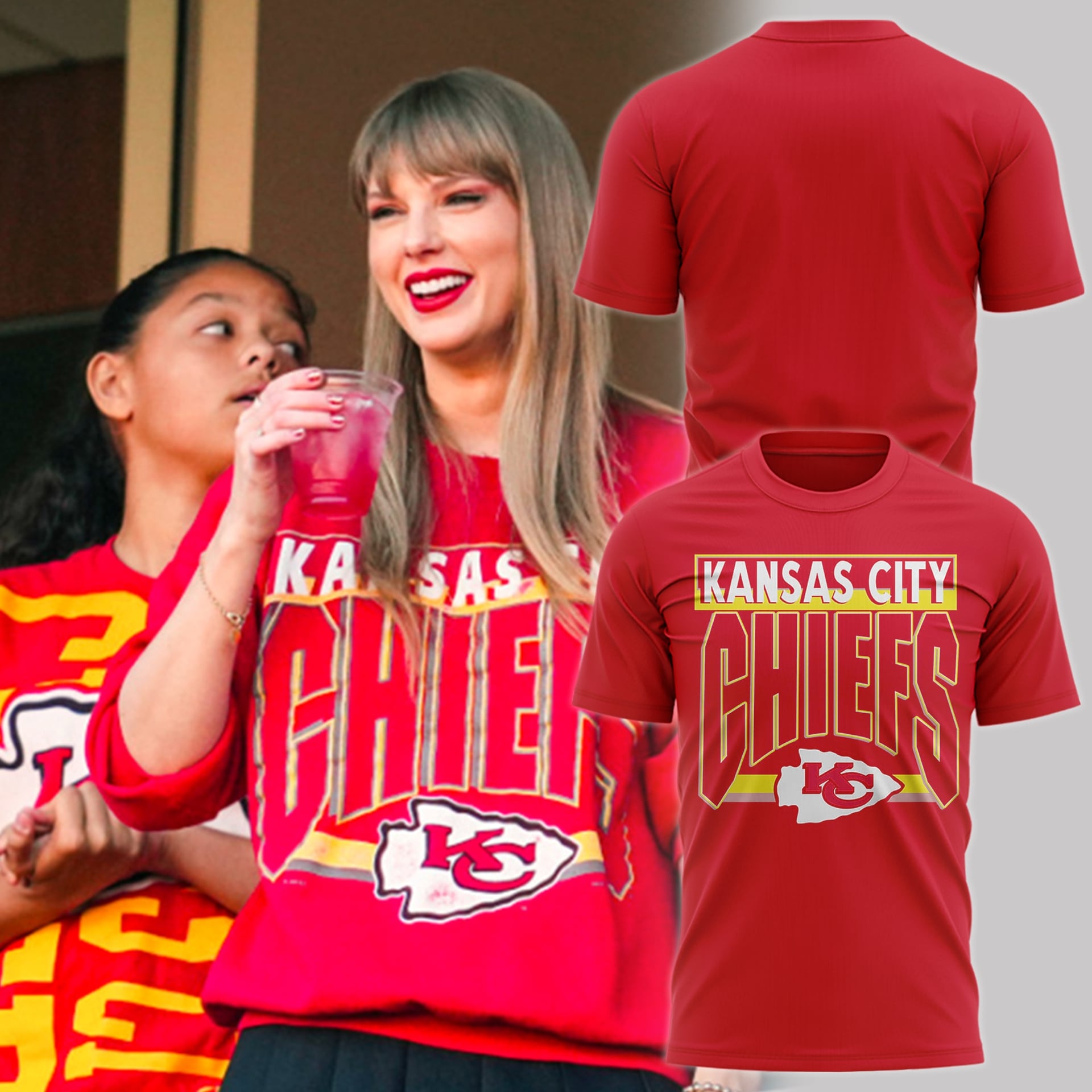 Kansas City Chiefs Bold Fan Spotlight Shirt Kansas City Chiefs Bold Fan Spotlight Shirt