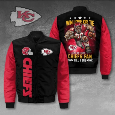 Kansas City Chiefs Die-Hard Victory Bomber Jacket