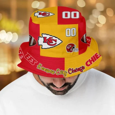 Kansas City Chiefs Gridiron Pride Bucket Hat front