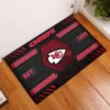 Kansas City Chiefs Neon Grid Welcome Doormat Home