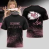 Kansas City Chiefs Blackpink Glitter Signature Shirt