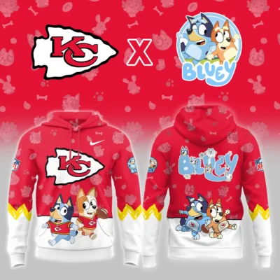Kansas City Chiefs Bluey Night Hoodie