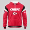 Kansas City Chiefs Custom Name Red Zone Hoodie front